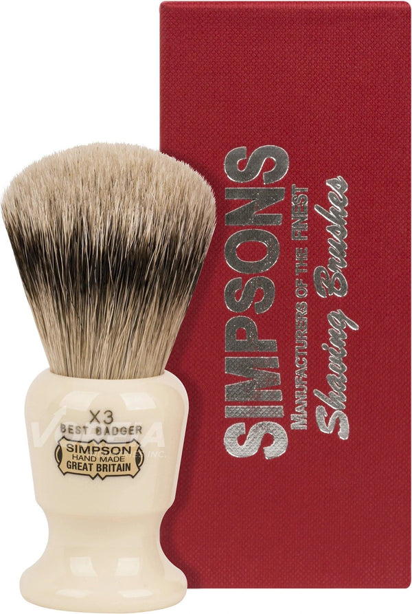 Commodore X3 (Best Badger) Shaving Brush - by Simpsons Shaving Brush Murphy and McNeil Store 