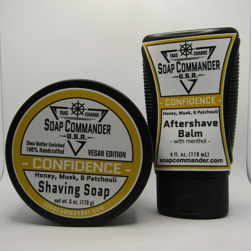 Confidence Shaving Soap and Balm - by Soap Commander (Pre-Owned) Soap and Aftershave Bundle Murphy & McNeil Pre-Owned Shaving 