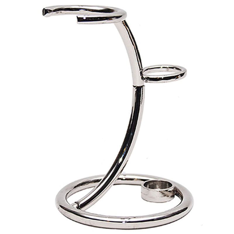 Curved Chrome Safety Razor and Brush Stand (USS) - by Parker Shaving Shaving Stands Murphy and McNeil Store 