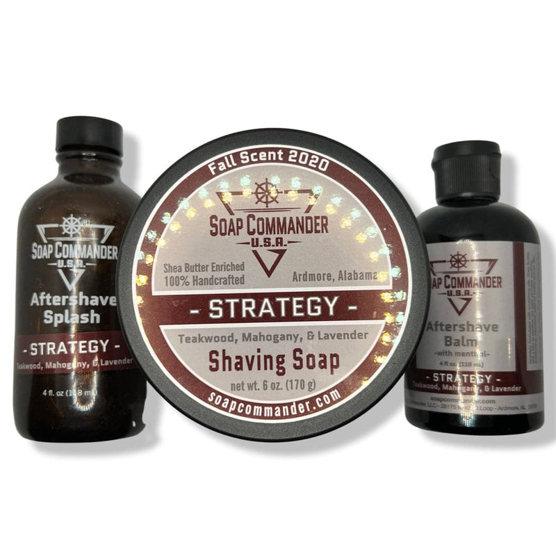 Strategy Shaving Soap, Balm, and Splash - by Soap Commander (Pre-Owned) Shaving Soap Murphy & McNeil Pre-Owned Shaving 