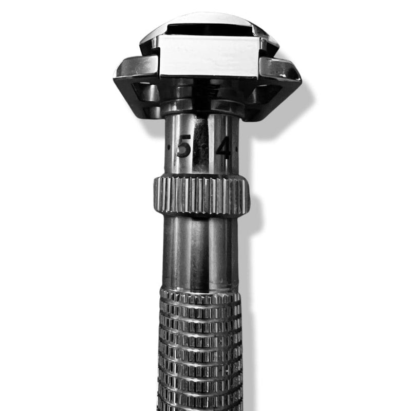 Ambassador XL Polished Stainless Steel Safety Razor - by Rex Supply Co. (Pre-Owned) Safety Razor Murphy & McNeil Pre-Owned Shaving 