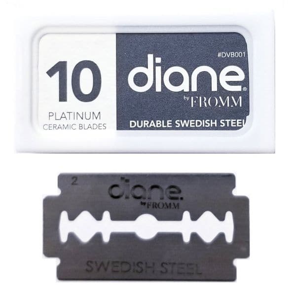 Diane Swedish Steel Double-Edge Razor Blades (10 Blade Pack) - by Fromm Razor Blades Murphy and McNeil Store 