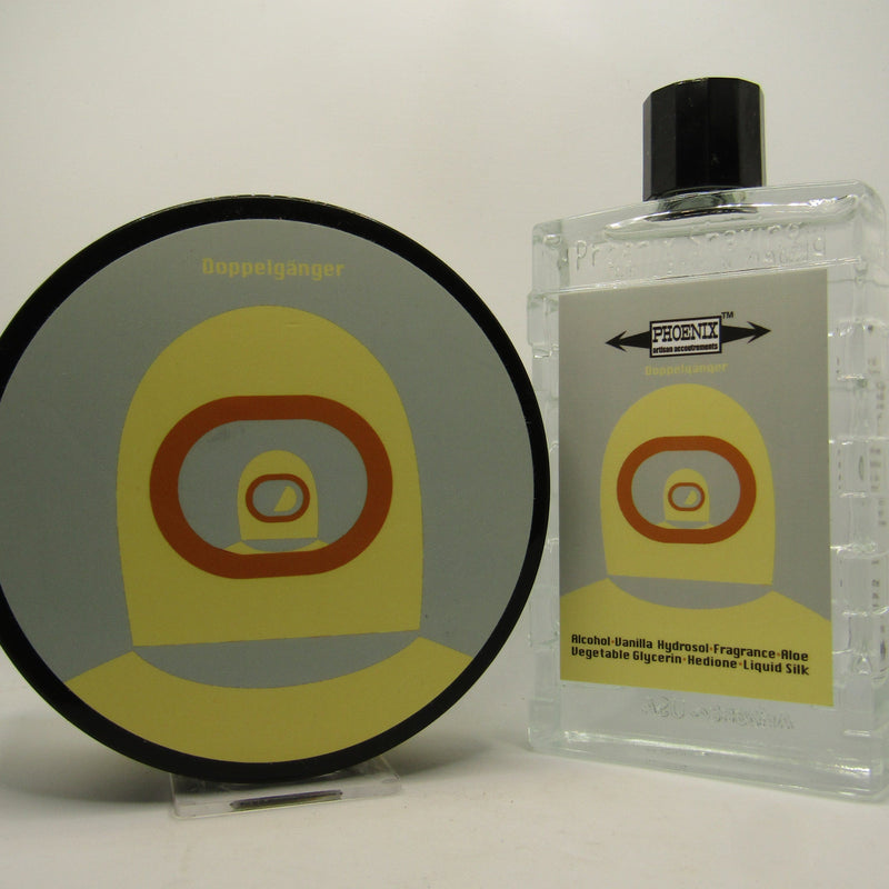 Doppelganger Grey (CK-6) Shaving Soap and Splash - by Phoenix Artisan Accoutrements (Pre-Owned) Soap and Aftershave Bundle Murphy & McNeil Pre-Owned Shaving 