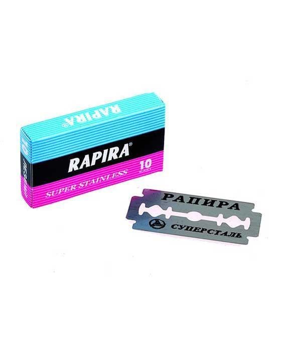 Rapira Double Edge Safety Razor Blades Super Stainless (10 Blade Pack) Razor Blades Murphy and McNeil Store 