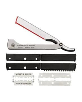 Dovo Shavette with Silver Aluminum Handle Shavette Murphy and McNeil Store 