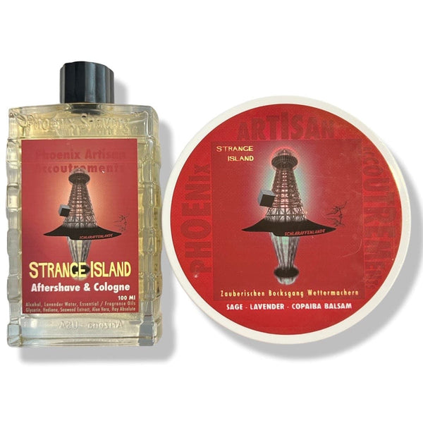 Strange Island Shaving Soap (Formula CK-6) and Splash - by Phoenix Artisan Accoutrements (Pre-Owned) Shaving Soap Murphy & McNeil Pre-Owned Shaving 