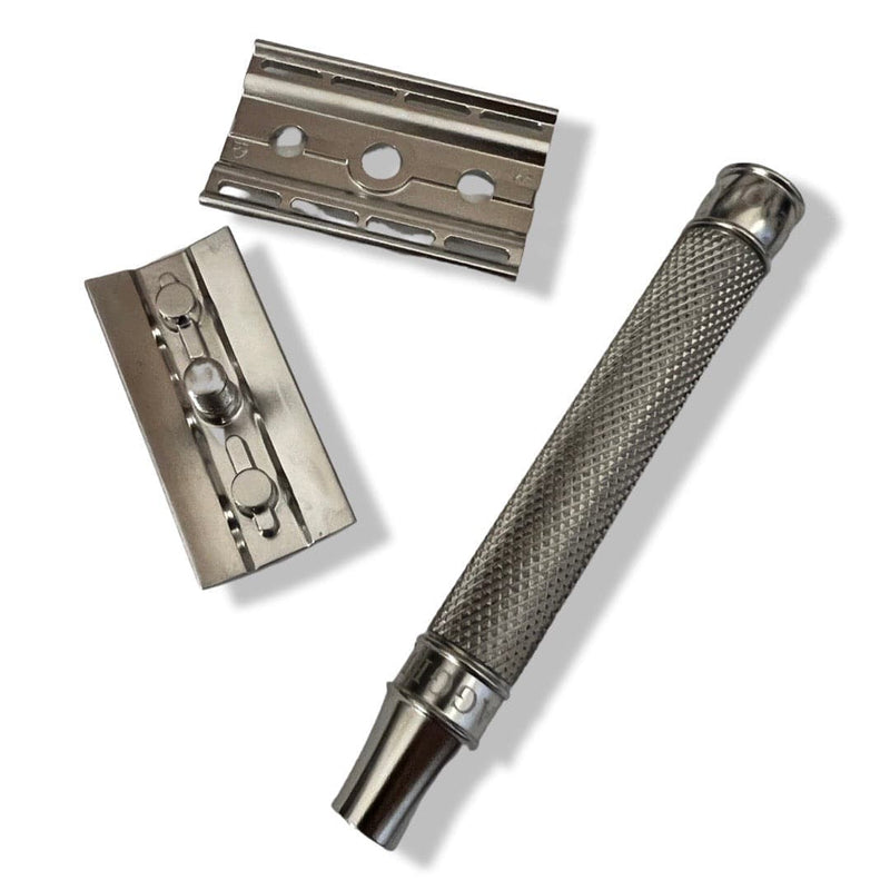 3ONE6 Stainless Steel Safety Razor (Silver) - by Edwin Jagger (Pre-Owned) Safety Razor Murphy & McNeil Pre-Owned Shaving 