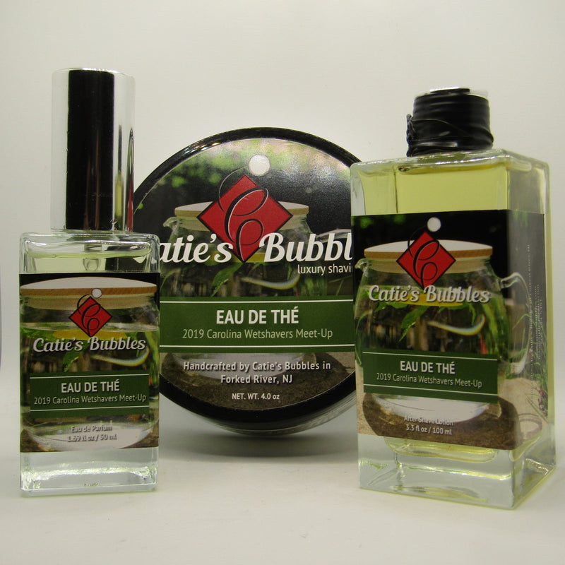 Eau de The Shaving Soap, Splash, and EDP - by Catie's Bubbles (Pre-Owned) Soap and Aftershave Bundle Murphy & McNeil Pre-Owned Shaving 