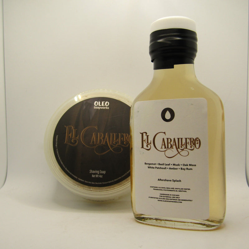 El Caballero Shaving Soap and Splash - by Chicago Grooming Co. (Pre-Owned) Soap and Aftershave Bundle Murphy & McNeil Pre-Owned Shaving 
