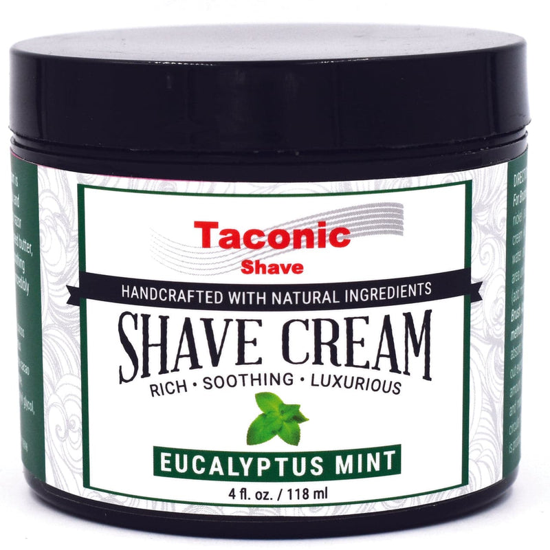 Taconic Shave Cream, Eucalyptus Mint (4oz) Shaving Cream Murphy and McNeil Store 