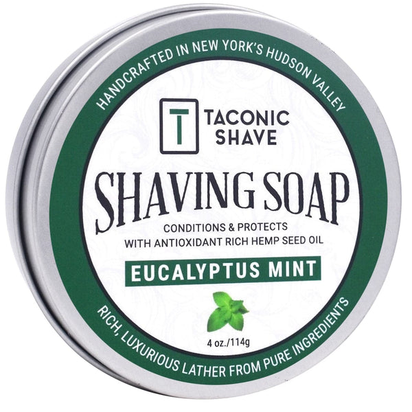 Eucalyptus Mint Shaving Soap - by Taconic Shave (4oz) Shaving Soap Murphy and McNeil Store 