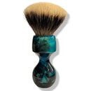 POTUS Blue/Black Shaving Brush with Hair Force Fan Knot - by Strike Gold Shave (Pre-Owned) Shaving Brush Murphy & McNeil Pre-Owned Shaving 