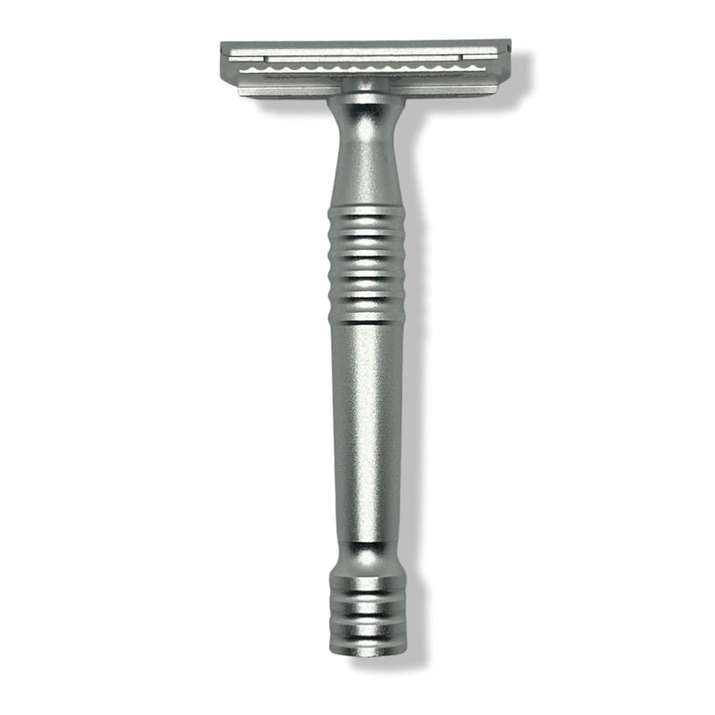 Lupo Matte Gray Aluminum DE Safety Razor - by Razorock (Pre-Owned) Safety Razor Murphy & McNeil Pre-Owned Shaving 