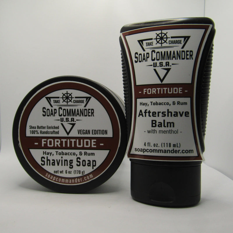 Fortitude Shaving Soap and Balm - by Soap Commander (Pre-Owned) Soap and Aftershave Bundle Murphy & McNeil Pre-Owned Shaving 
