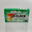 Gillette 7 O'Clock Super Stainless (Green) Razor Blades (5 count) Razor Blades Murphy and McNeil Store 