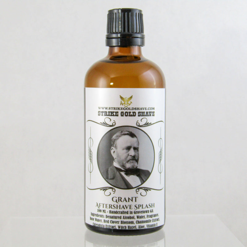 Grant Aftershave Splash - by Strike Gold Shave Aftershave Murphy and McNeil Store 