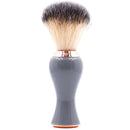 Gray & Rose Gold Handle Synthetic Shave Brush & Stand (GGSY) - by Parker Shaving Brush Murphy and McNeil Store 