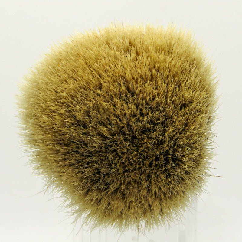 Green & White Shaving Brush (26mm Manchurian) - by Grizzly Bay Brushes (Pre-Owned) Shaving Brush Murphy & McNeil Pre-Owned Shaving 