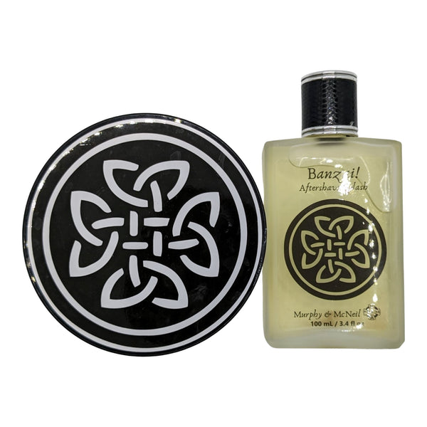 Banzai! Shaving Soap (Frost AON) and Splash - by Murphy and McNeil (Used) Shaving Soap MM Consigns (JC) 