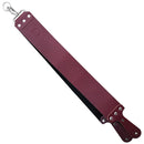 Handmade 3" x 27" Red Latigo Leather Straight Razor Strop (STROPBR) - by Parker Razor Strops and Hones Murphy and McNeil Store 