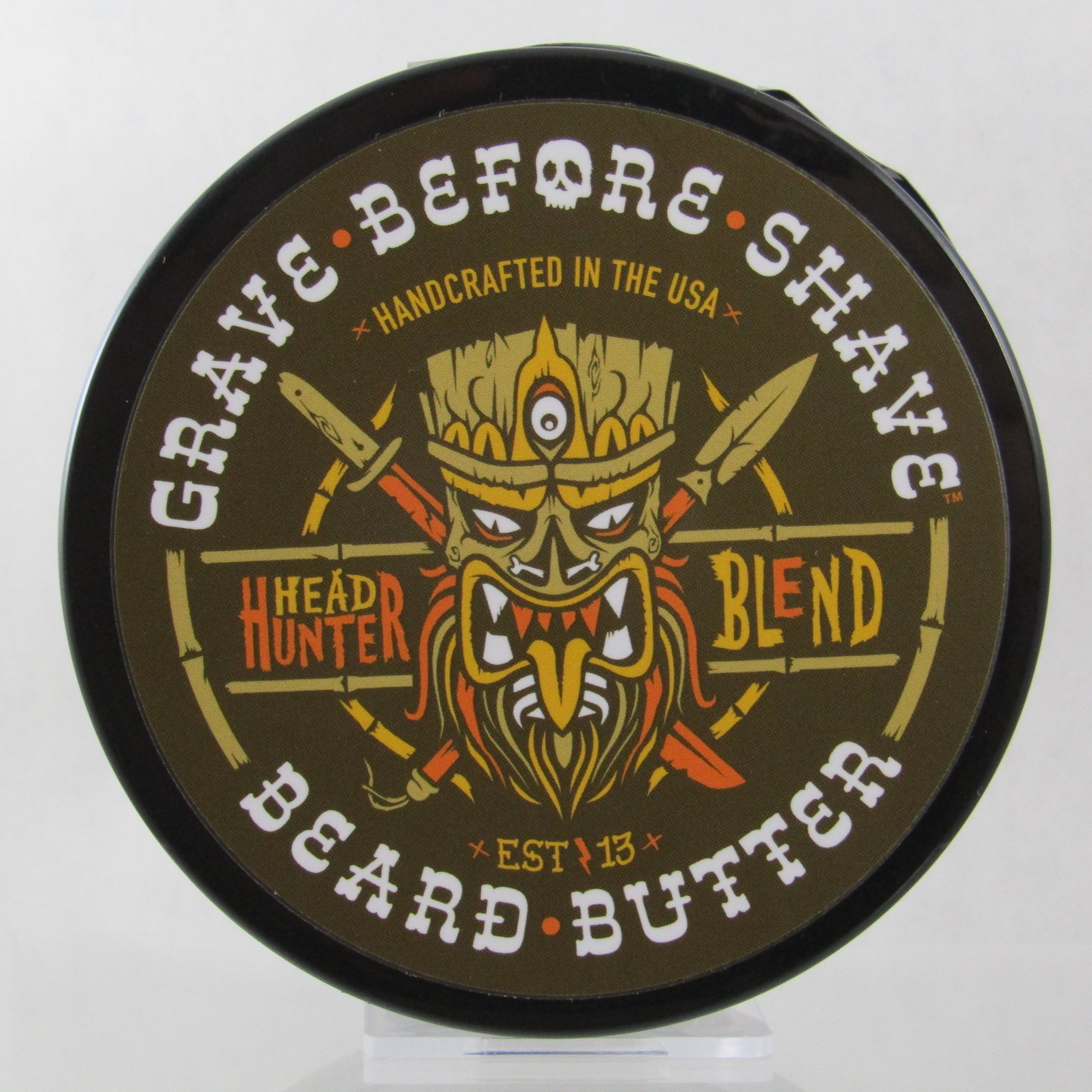 Head Hunter Beard Butter - by Grave Before Shave Beard Balms & Butters Murphy and McNeil Store 