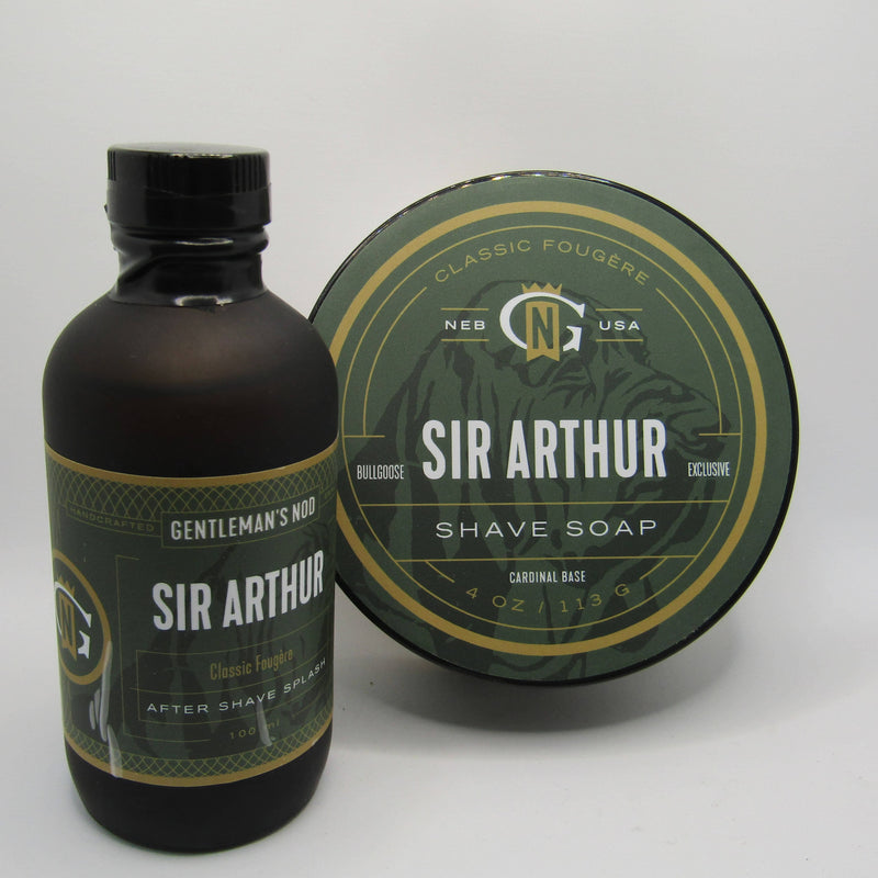 Sir Arthur Shaving Soap and Splash - by Gentleman's Nod (Pre-Owned) Soap and Aftershave Bundle Murphy & McNeil Pre-Owned Shaving 