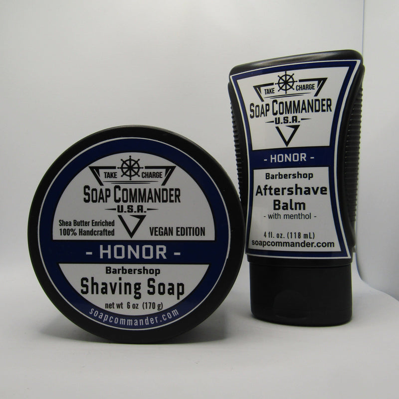Honor Shaving Soap and Balm - by Soap Commander (Pre-Owned) Soap and Aftershave Bundle Murphy & McNeil Pre-Owned Shaving 