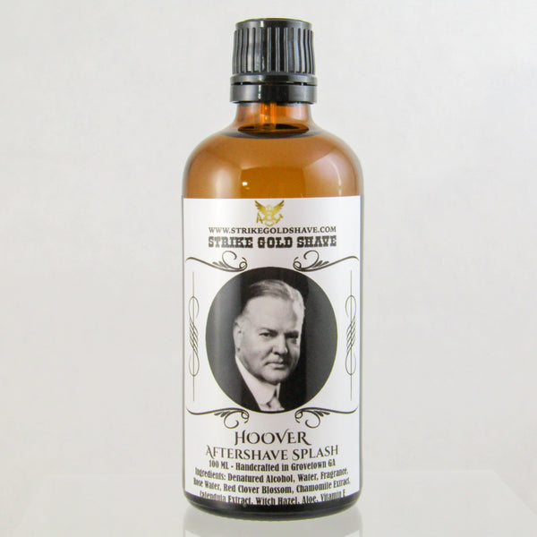 Hoover Aftershave Splash - by Strike Gold Shave Aftershave Murphy and McNeil Store 