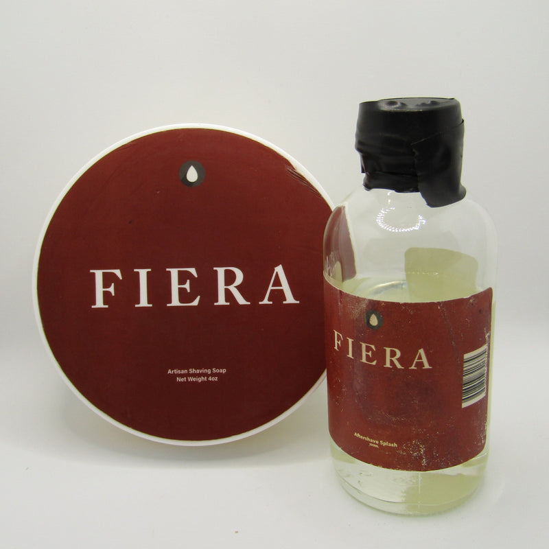 Fiera Shaving Soap and Aftershave Splash - by Oleo Soapworks (Pre-Owned) Soap and Aftershave Bundle Murphy & McNeil Pre-Owned Shaving 