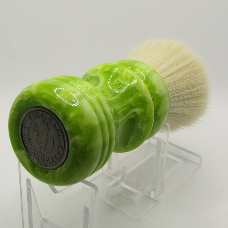 Lime 26mm Synthetic Shaving Brush - by Wild West Brushworks (Pre-Owned) Shaving Brush Murphy & McNeil Pre-Owned Shaving 