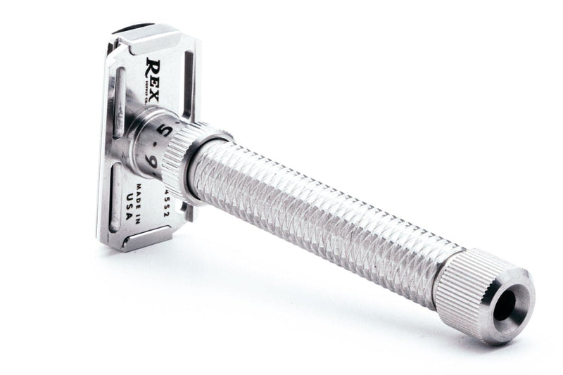Konsul XL Slant Adjustable Stainless Steel DE Safety Razor - by Rex Supply Co. Safety Razor Murphy and McNeil Store 