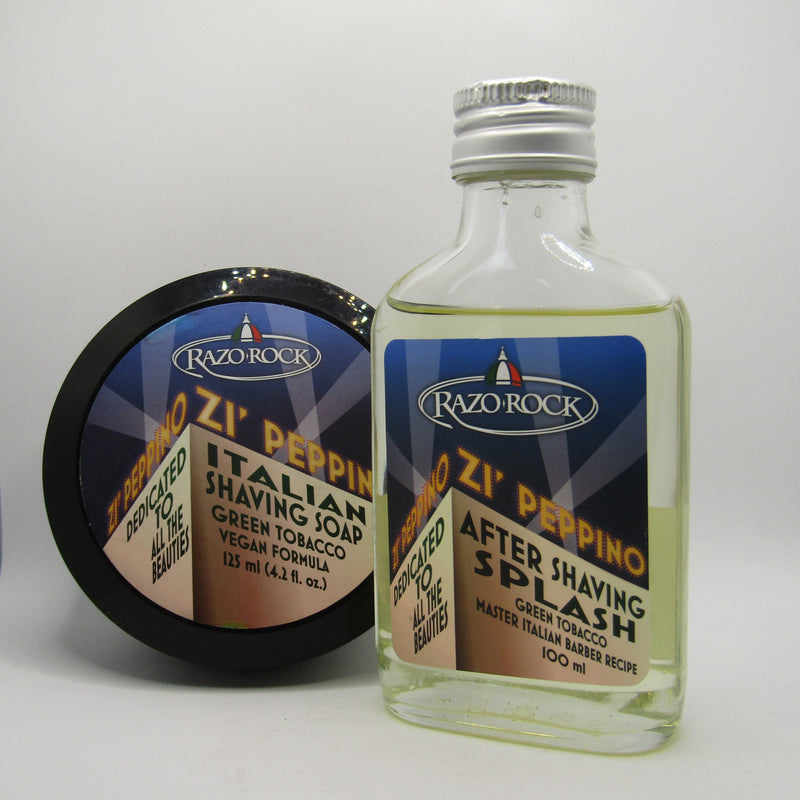 Zi' Peppino Shaving Soap and Aftershave Bundle - by Razorock (Pre-Owned) Soap and Aftershave Bundle Murphy & McNeil Pre-Owned Shaving 