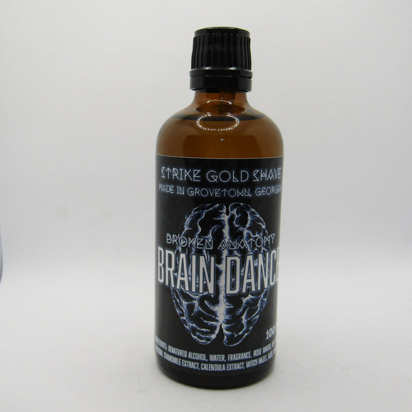 Brain Dance Aftershave Splash - by Strike Gold Shave Aftershave Murphy and McNeil Store 