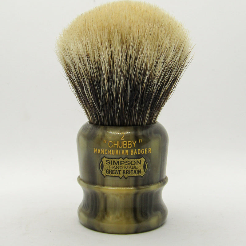 Chubby 2 (27mm Manchurian) Shaving Brush - by Simpsons (Pre-Owned) Shaving Brush Murphy & McNeil Pre-Owned Shaving 