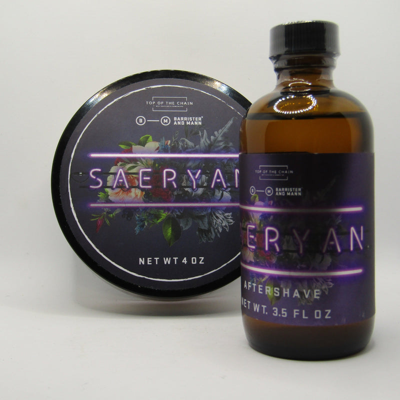 Saeryan Shaving Soap and Splash - by Barrister and Mann (Pre-Owned) Soap and Aftershave Bundle Murphy & McNeil Pre-Owned Shaving 