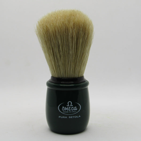 "Pura Setola" Boar Shaving Brush (Black 10051) - by Omega (Pre-Owned) Shaving Brush Murphy & McNeil Pre-Owned Shaving 