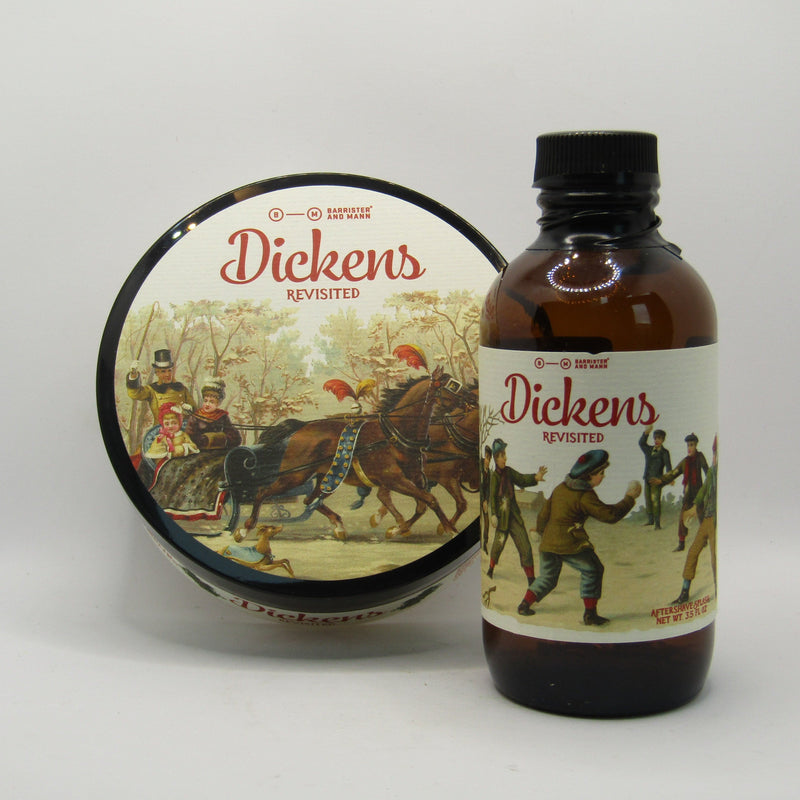 Dickens Revisited Shaving Soap and Aftershave Splash - by Barrister and Mann (Pre-Owned) Soap and Aftershave Bundle Murphy & McNeil Pre-Owned Shaving 