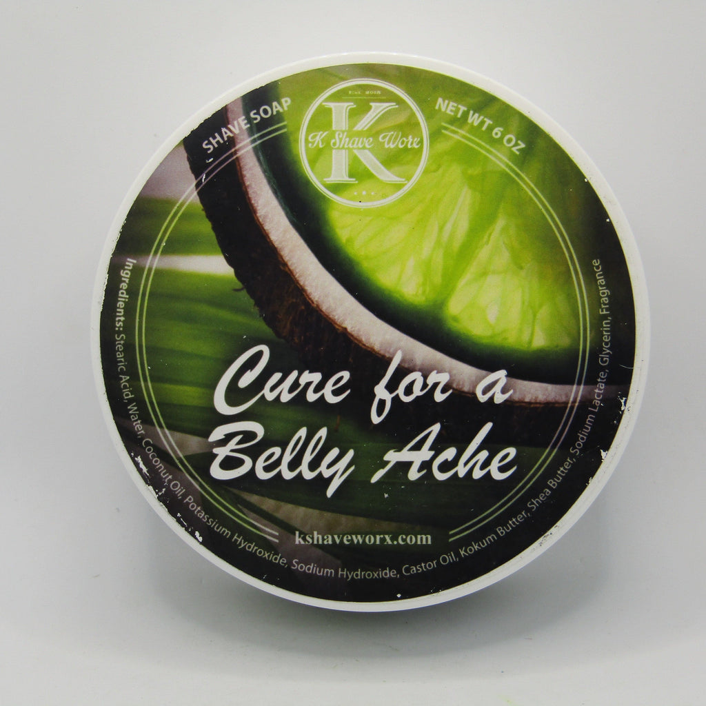 Cure for a Belly Ache Shaving Soap by K Shave Worx Pre Owned