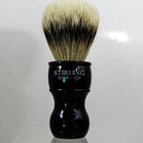 Black High Mountain White Shaving Brush (24mm) - by Stirling Soap Co (Pre-Owned) Shaving Brush Murphy & McNeil Pre-Owned Shaving 