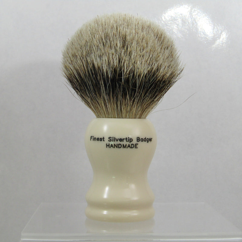 Ivory 24mm Silvertip Shaving Brush (3824) - by Savile Row (Pre-Owned) Shaving Brush Murphy & McNeil Pre-Owned Shaving 
