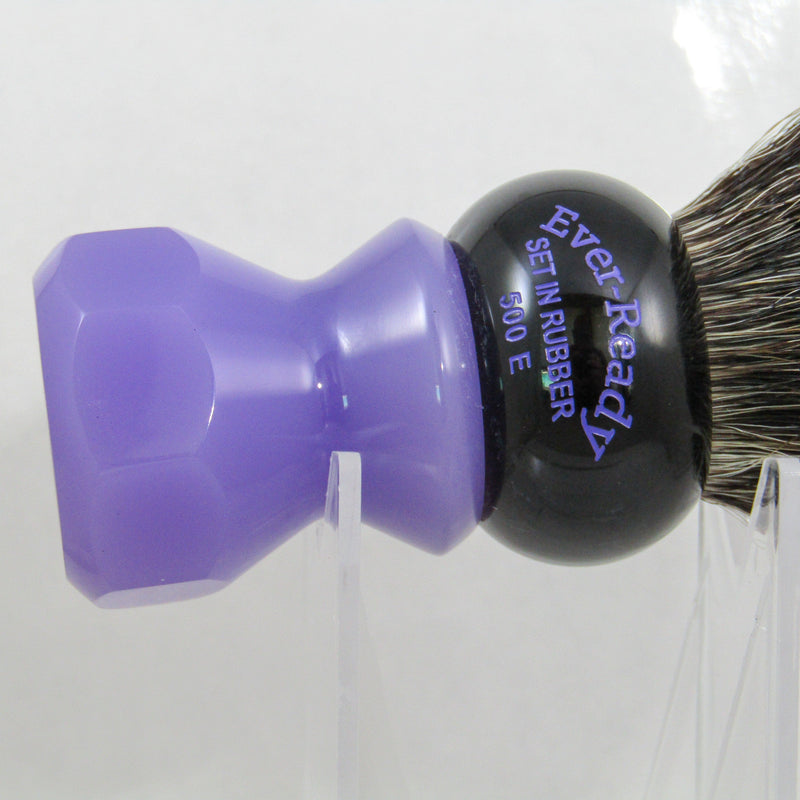 Purple/Black Ever-Ready 500E Shaving Brush (26mm Badger) - by Heritage Collection (Pre-Owned) Shaving Brush Murphy & McNeil Pre-Owned Shaving 