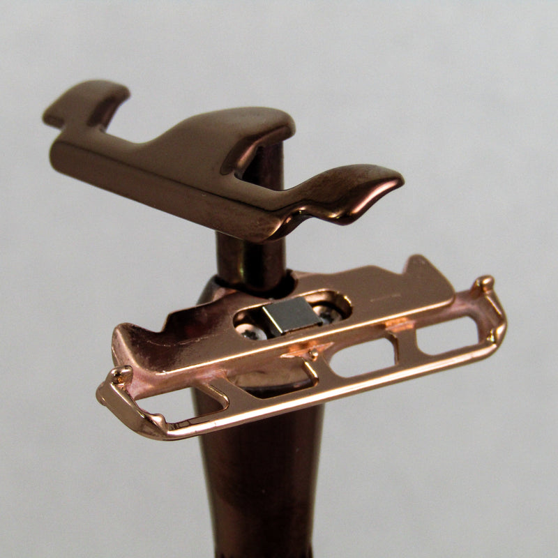 The Twig Single Edge Safety Razor (Rose Gold) - by LEAF (Pre-Owned) Safety Razor Murphy & McNeil Pre-Owned Shaving 