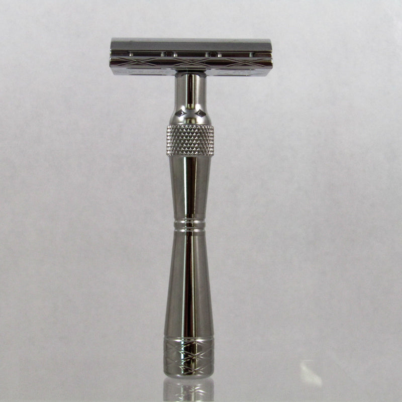 No75 Polished Stainless Steel Safety Razor - by Hair Cut & Shave Co (Pre-Owned) Safety Razor Murphy & McNeil Pre-Owned Shaving 