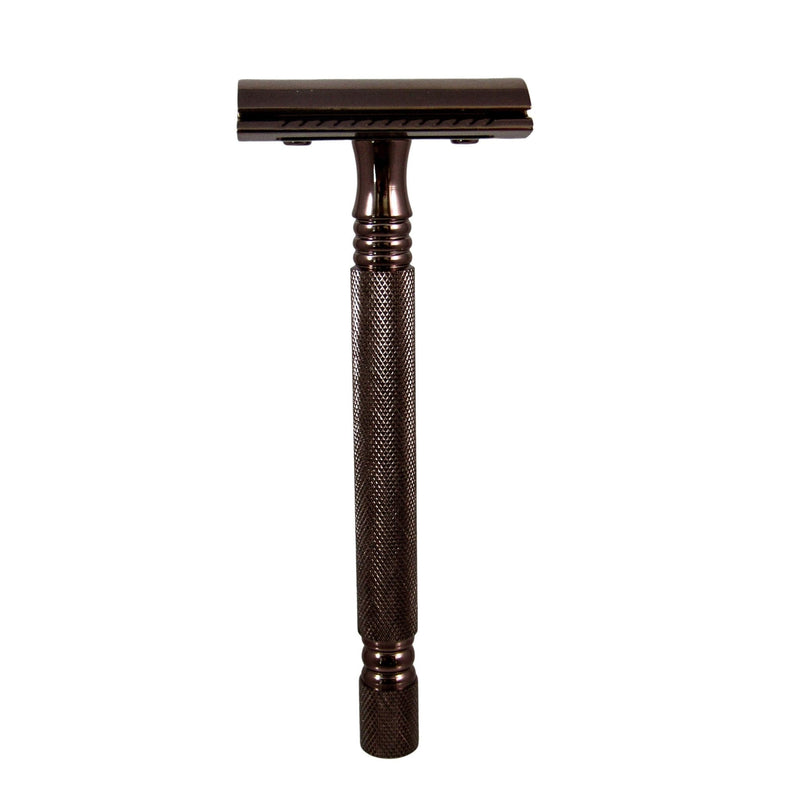 Double-Edge Safety Razor (SS01-Chocolate) - by Pearl Shaving Safety Razor Murphy and McNeil Store 