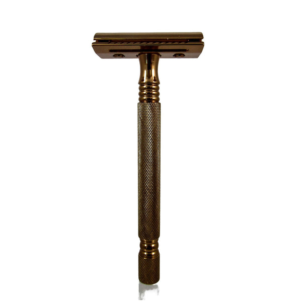 Double-Edge Safety Razor (SS01-Bronze) - by Pearl Shaving Safety Razor Murphy and McNeil Store 