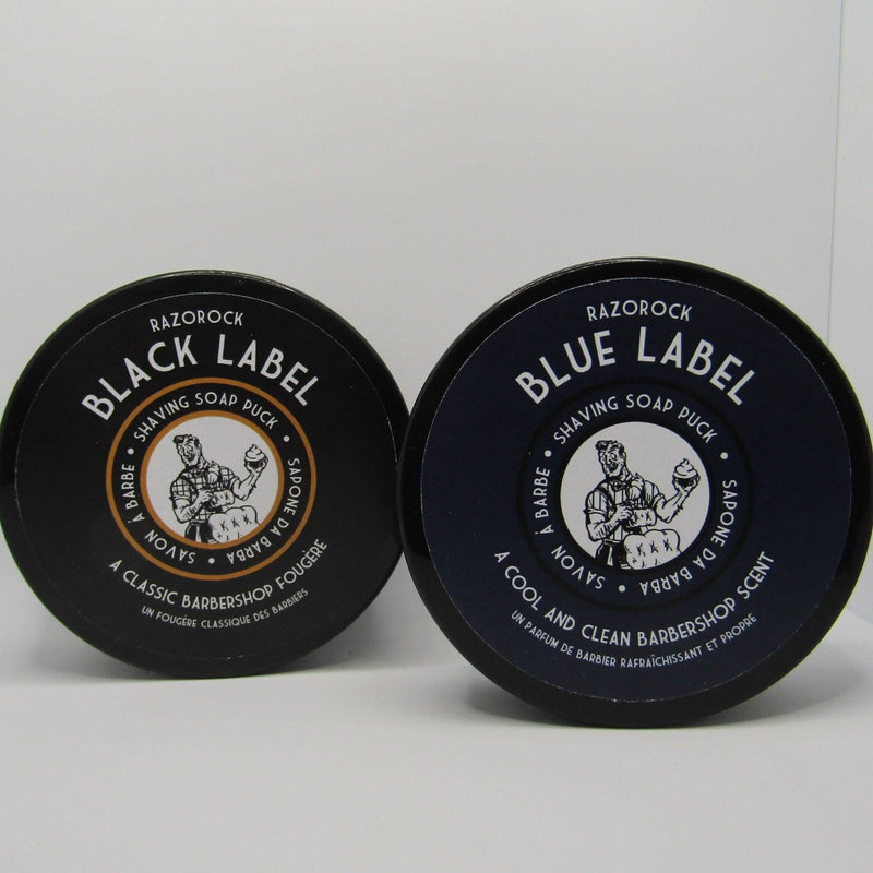 Blue & Black Label Shaving Soap Pucks - by Razorock (Pre-Owned) Shaving Soap Murphy & McNeil Pre-Owned Shaving 