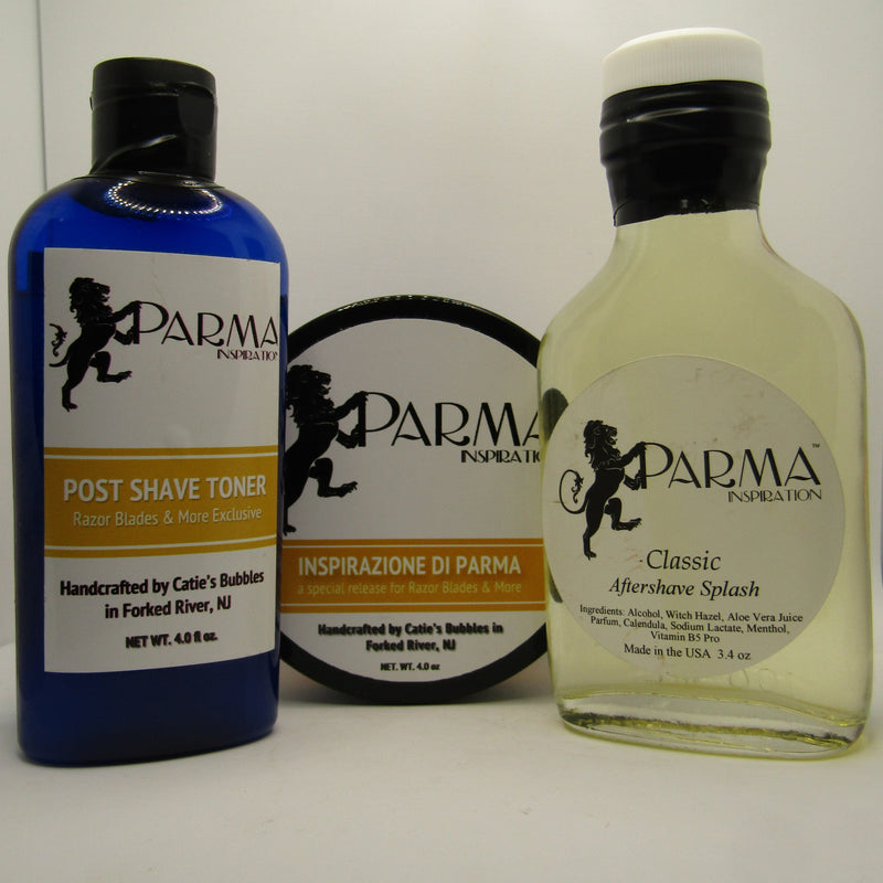 Parma Inspiration Shaving Soap, Splash, and Toner - by Catie's Bubbles (Pre-Owned) Soap and Aftershave Bundle Murphy & McNeil Pre-Owned Shaving 