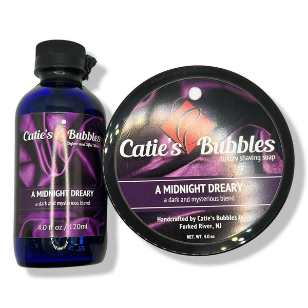 A Midnight Dreary Shaving Soap and Splash - by Catie's Bubbles (Pre-Owned) Shaving Soap Remembering Matt (120inna55) 