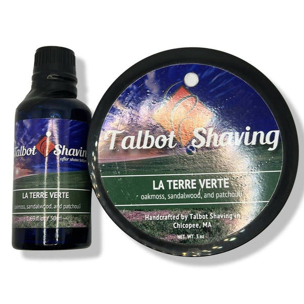 La Terre Verte Shaving Soap and Splash - by Talbot / Caties (Pre-Owned) Shaving Soap Remembering Matt (120inna55) 
