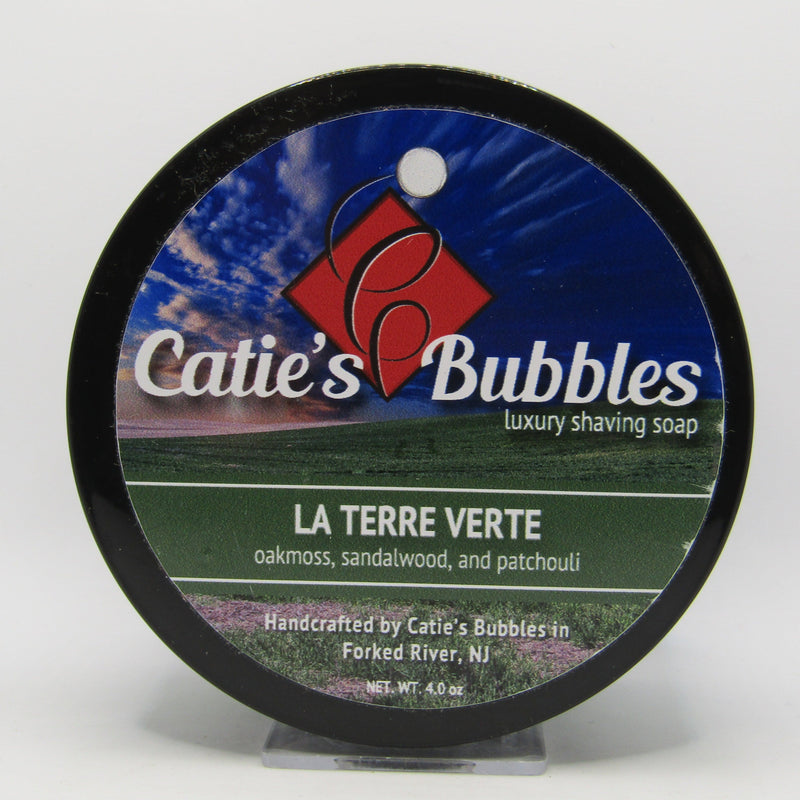 La Terre Verte (4oz) Shaving Soap - by Catie's Bubbles (Pre-Owned) Shaving Soap Murphy & McNeil Pre-Owned Shaving 